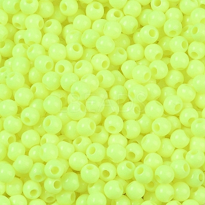 Opaque Acrylic Beads SACR-A007-01A-12-1