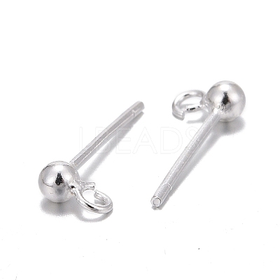 925 Sterling Silver Ear Stud Findings STER-K167-042A-S-1