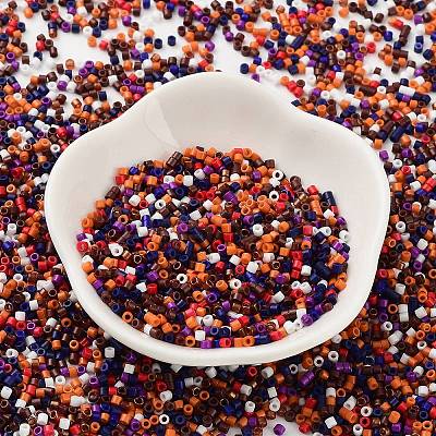 Baking Paint Glass Seed Beads SEED-S042-05B-49-1