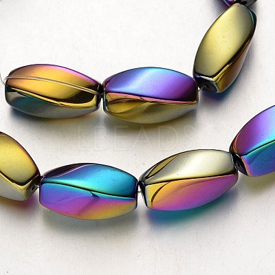 Electroplate Non-magnetic Synthetic Hematite Beads Strands G-F300-11A-02-1