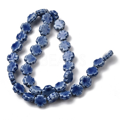 Handmade Porcelain Beads Strands PORC-K010-05I-1