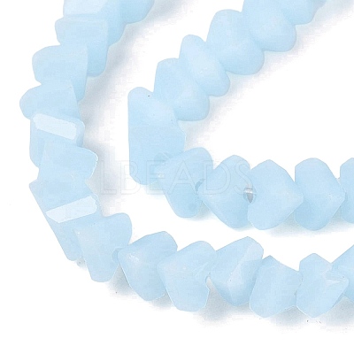 Opaque Glass Beads Strands GLAA-N019-3mm-16-1