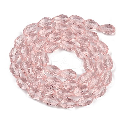 Transparent Glass Beads Strands EGLA-N013-T6mm-D18-1