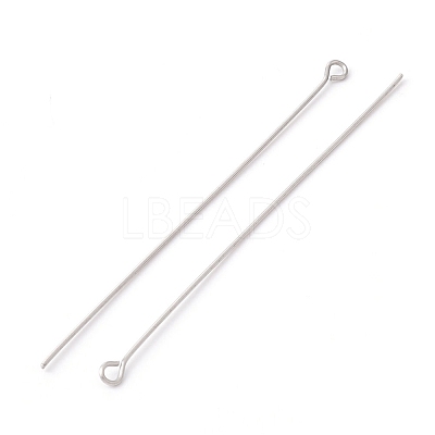 304 Stainless Steel Eye Pins STAS-YW0001-66-1