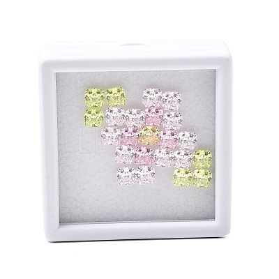 23Pcs Cubic Zirconia Cabochons CU-F002-05F-1