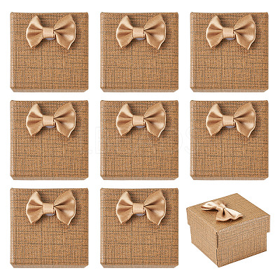 Square Cardboard Paper Ring Gift Storage Boxes CON-TAC0001-17E-1