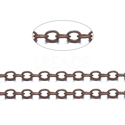 Brass Cable Chains CHC-034Y-R-NF-1