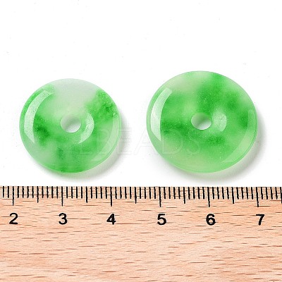 Dyed Natural White Jade Pendants G-Q016-05A-01-1