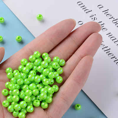 Opaque Acrylic Beads MACR-S370-D6mm-A06-1