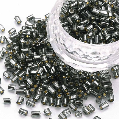 8/0 Glass Bugle Beads SEED-S032-07A-52-1