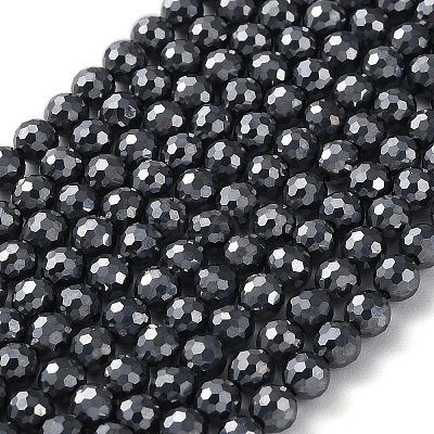 Terahertz Stone Beads Strands G-G048-A01-02-1