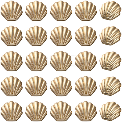 38Pcs 1-Hole Alloy Buttons BUTT-CY0001-20MLG-1