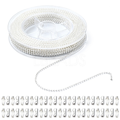 1 Roll Iron Ball Bead Chains CH-YW0002-04S-1