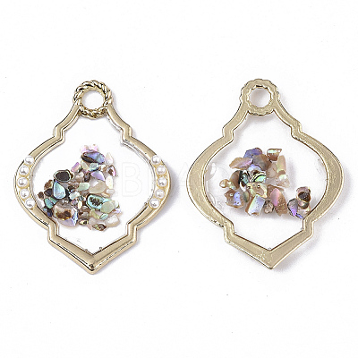 Epoxy Resin Pendants X-RESI-T045-002-1