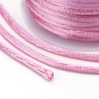 Nylon Satin Rattail Cords NWIR-L006-1mm-20-1