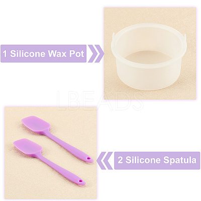 Reusable & Removable Waxing Pots AJEW-GA0003-03-1