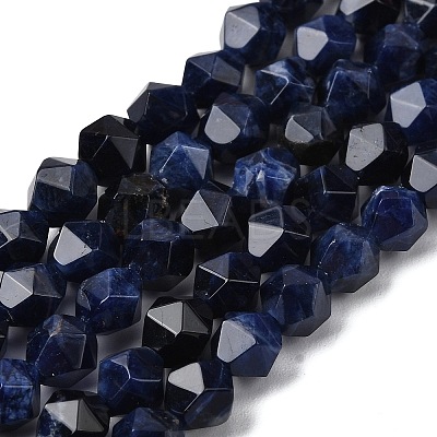 Natural Sodalitee Beads Strands G-Z119-A35-01-1