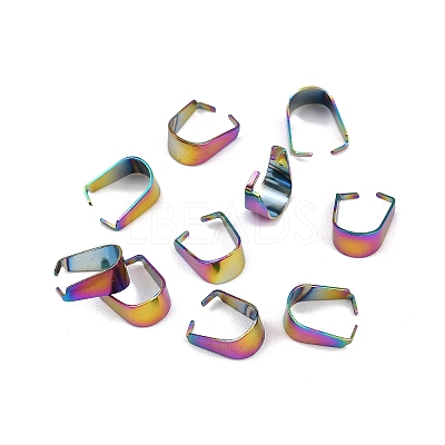 304 Stainless Steel Snap On Bails STAS-C135-01C-RC-1