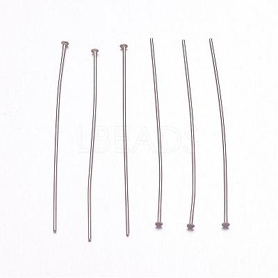 Tarnish Resistant 304 Stainless Steel Flat Head Pins STAS-H358-07B-1