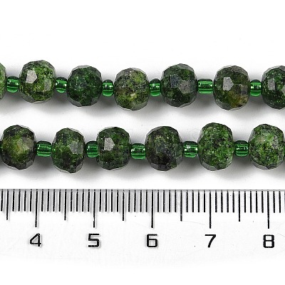 Natural Sesame Jasper Dyed Beads Strands G-H057-A21-07-1