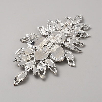 Brass Rhinestone Appliques DIY-WH0308-541B-1