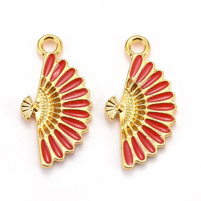 Alloy Enamel Pendants ENAM-I049-01AG-1