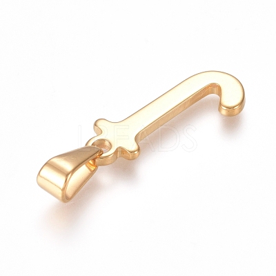 304 Stainless Steel Pendants STAS-F106-95G-J-01-1