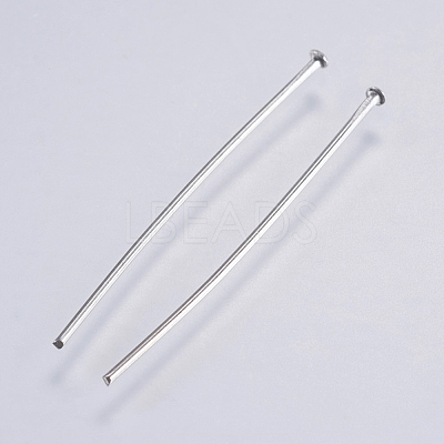 Tarnish Resistant 304 Stainless Steel Flat Head Pins STAS-F146-01P-25mm-1