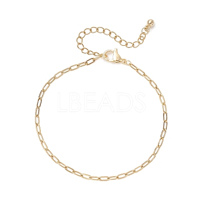 304 Stainless Steel Paperclip Chain Bracelets for Women BJEW-JB12534-1