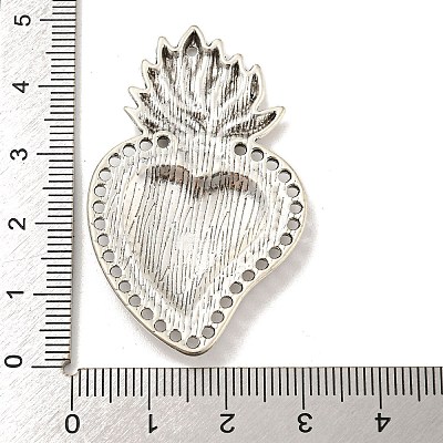 Tibetan Style Alloy Pendants TIBE-L013-08AS-11-1