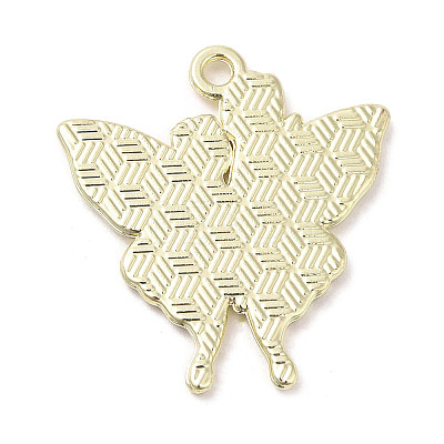 Light Gold Plated Alloy Enamel Pendants ENAM-L041-03B-1