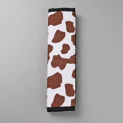 Cow Pattern Nylon Car Safety Belt Cover AJEW-WH20006-70A-1