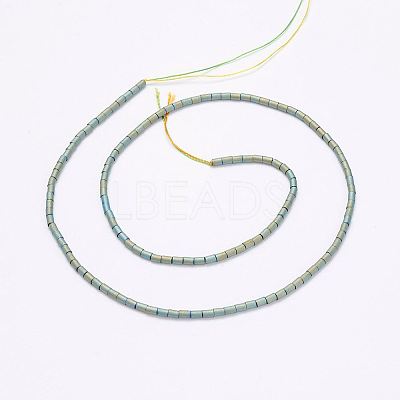 Electroplate Non-Magnetic Synthetic Hematite Strands G-K259-14A-1