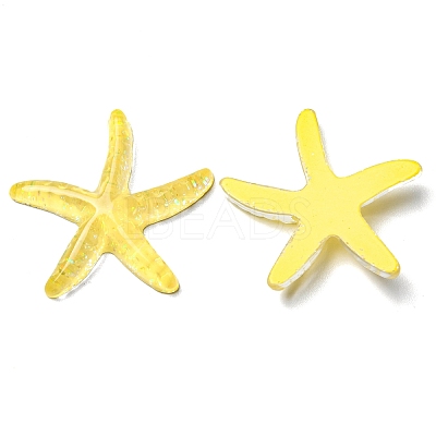Translucent Resin Sea Animal Cabochons RESI-B016-01A-1
