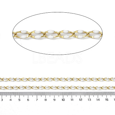 Ion Plating(IP) 304 Stainless Steel Dapped Chains AJEW-Q150-09G-07-1