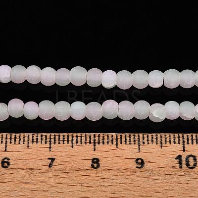 Crackle Glass Beads Strands GLAA-N009-4mm-01-1