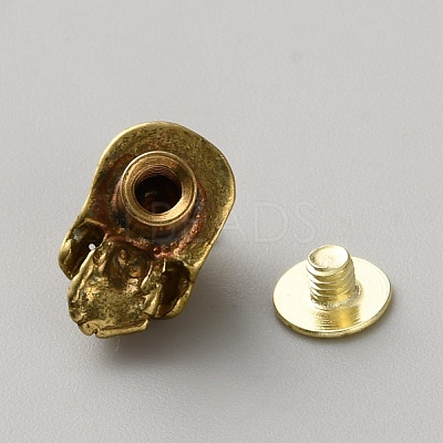 Halloween Theme Brass Decorative Rivets LS-KK-WH0101-033AB-1
