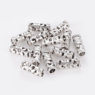 Tibetan Style Hollow Tube Beads LF10482Y-NF-1