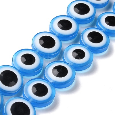 Resin Imitation Lampwork Beads Strands RESI-F032-01H-1
