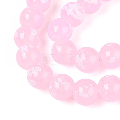 Baking Paint Glass Beads X1-DGLA-N015-10mm-02-1