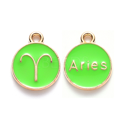 Alloy Enamel Pendants LS-ENAM-S124-01A-06A-1