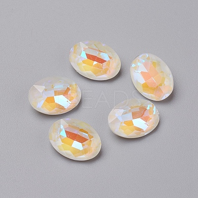 Glass Rhinestone Cabochons X-RGLA-I002-A03-1