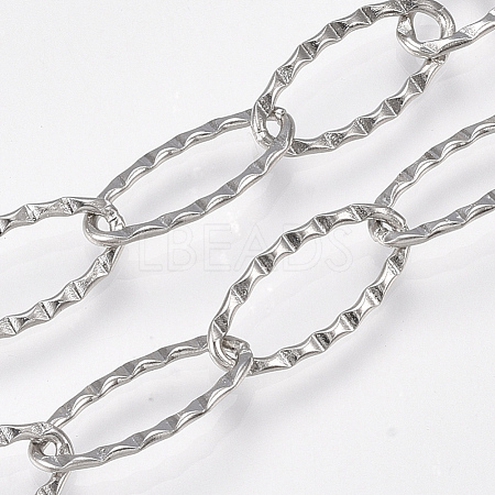 Tarnish Resistant 304 Stainless Steel Cable Chains STAS-T045-05-1