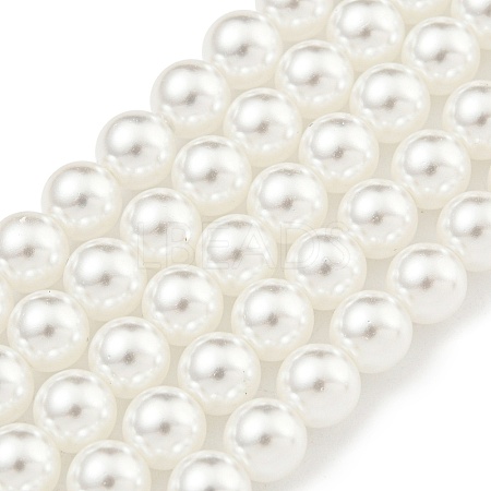Glass Pearl Beads Strands X-HY-G002-01C-01-1