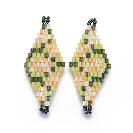 MIYUKI & TOHO Handmade Japanese Seed Beads Links SEED-E004-M29-1