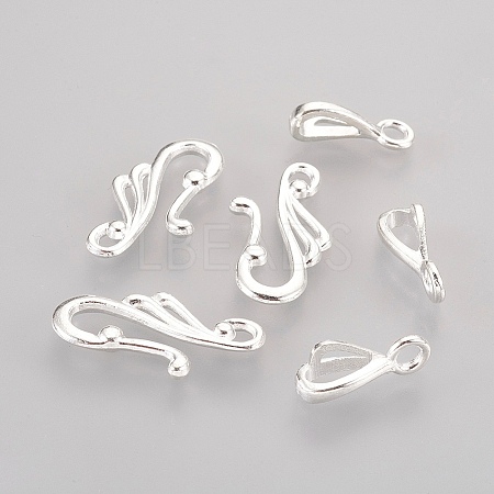 Tibetan Style Hook and Eye Clasps K08ZJ021-1