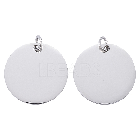 Anti-Tarnish 304 Stainless Steel Pendants STAS-I311-32H-P-1