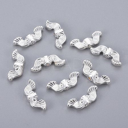 Tibetan Style Alloy Beads TIBEB-EA9130Y-S-FF-1
