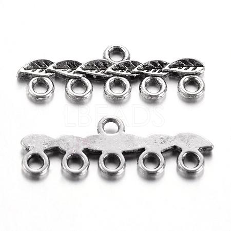Tibetan Style Alloy Chandelier Components Links TIBE-40098-AS-RS-1