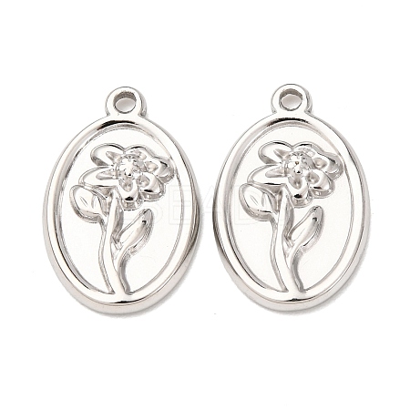 304 Stainless Steel Pendants STAS-I358-12P-11-1